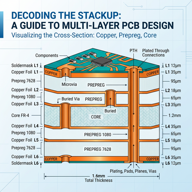 从 2 层到 6 层：浅析高频多层 PCB 的叠层 (Stackup) 设计